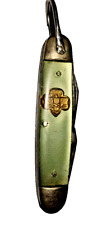 Vintage Kutmaster Girl Scout Pocket Knife Green Camper 1960s Utica NY  picture