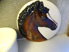 Happy Appy Valley Studio Art Pottery 3D Horse Waterfor Trinket Box 1996 Ohio USA picture