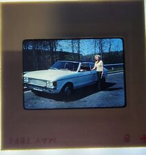 Vintage FORD CONSUL 2 Door CAR With Proud Owner  35mm Slide 1973 picture