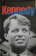 VERY RARE  ROBERT KENNEDY 1968 VINTAGE ORIGINAL PRESIDENTIAL CAMPAIGN  POSTER picture