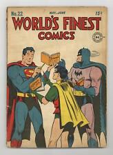 World's Finest #22 FR 1.0 1946 picture