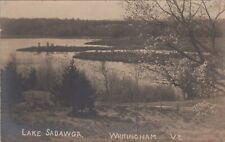Whitingham, VT: 1907 Sadawga Lake RPPC - Windham Co, Vermont Real Photo Postcard picture