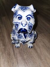 Vintage Porcelain Chinese Bulldog Jar picture