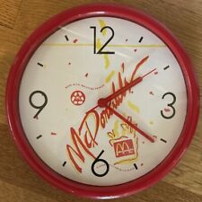 McDonalds Wall Clock USA, Vintage 1980s, Tested Working, EUC picture