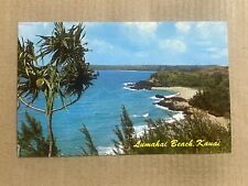 Postcard Kauai HI Hawaii Scenic View Lumahai Beach Vintage PC picture