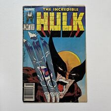 Incredible Hulk 340 Feb Wolverine Cover Low Grade Reader’s Copy picture