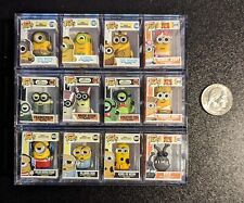 Bitty Pop Minions - Complete Common Lot/Set 12 w/stackable shelves - No Mystery picture