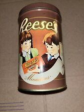 Reese's Miniatures 1989 Vtg Collectors Tin Hershey Foods Corp Brown For Display picture