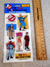 VINTAGE 1986 THE REAL GHOSTBUSTERS PUFFY STICKERS HENRY GORDY INTERNATIONAL New picture