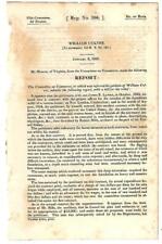 1838 Cmte. Commerce: William Culver Indemnity Custom-House Construction Contract picture