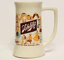 Vintage Schlitz Ceramic Beer Mug/Stein 6 inches tall a nice piece picture