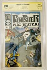 Punisher War Journal #1 CBCS 9.8 NM+ Newsstand Signed SS by Carl Potts 1988 picture