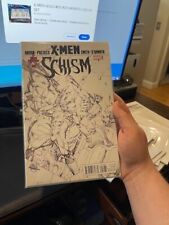 X-Men Schism #1 Sketch Variant Edition 3rd Printing Carlos Pacheco Marvel 2011 picture