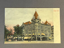 Ohio, OH, Piqua, Plaza Hotel, Gazebo, Horse Wagon, PM 1911 picture