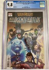 War of the Realms New Agents Atlas #1 CGC 9.8 1st Appearance Wave Aero Luna Snow picture