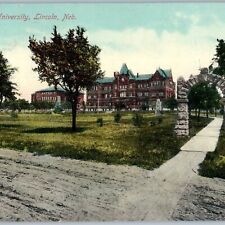 c1900s Lincoln, NE Wesleyan University School Stone Arch College Younglund A189 picture