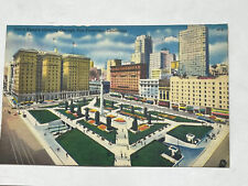 Postcard San Francisco California Union Square Showing Garage picture