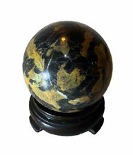 Stone Sphere Picasso Marble 12 1/4 in circumference picture