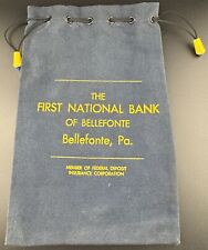 Vintage Bank Bag The First National Bank Of Bellefonte Pennsylvania picture
