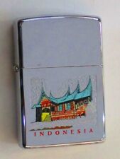 Zippo 1996 Taman Mini Indonesia Oil Lighter Polished Unused picture
