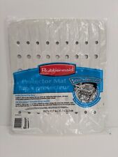 New Vintage Rubbermaid Sink Mat Protector 12.7 X 10.7  White #1291 Sealed  picture