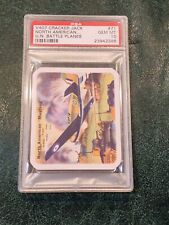 RARE POP 1 PSA 10 1940 V407 Cracker Jack Planes North American Mustang Card picture