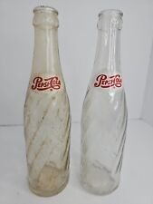 Vintage (2) Pepsi Cola Soda Bottles 8oz  (1960 & 1964) picture