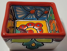 Mexican Bowl Sunflower Pottery 3 1/2