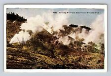 Yellowstone National Park, Roaring Mountain, Series #4280, Vintage Postcard picture