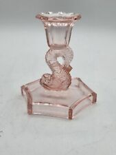 Vintage Dalzell Viking Glass Pink Koi Fish 4