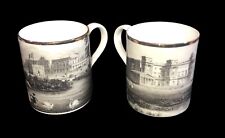 2 Fine Bone China Coffee Tea Mugs Buckingham Palace Made in England picture