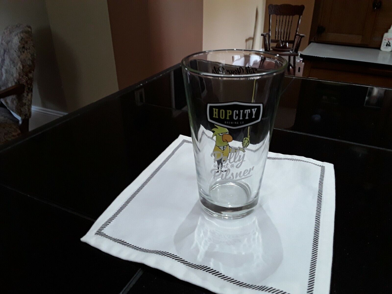 Collectible Hopcity Beer Brewing Co. Glass / Tumbler 