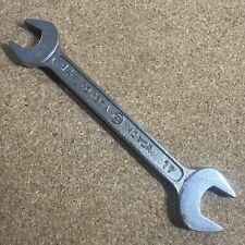 Toyota Motor Open End Wrench 14mm 17mm Metric Vintage - Made In Japan picture