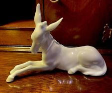 Lladro Porcelain Donkey Mule 4.25” X 6.5” X 2.25” Nativity Figurine Glossy #4679 picture