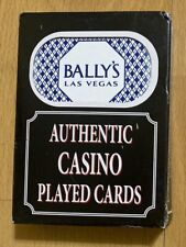 Ballys Vintage Playing Cards Las Vegas Played Casino Blue Played Cards - Sealed picture