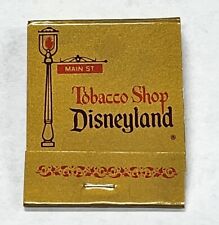 Disneyland Tobacco Shop Matchbook Matches 1950s vtg Unstruck Clean Main Street picture