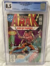 Arak, Son Of Thunder #1 (September 1981, DC Comics) Rare, CGC Graded (8.5) picture