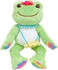 Pickles the Frog Bean Doll Rainbow Candy Green Stuffed toy Plush Gift Japan picture