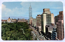 Vista Panoramica Al frente esta la Alameda Central Park Skyscraper Postcard picture