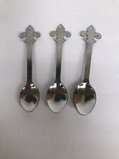 KATE ASPEN measuring spoons 1/2 teaspoon set of 3 fleur de lis Louisiana kitchen picture