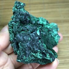 114g Natural glossy Malachite coarse cat's eye cluster rough mineral sample 67 picture