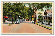 c1940's Main Street Harwichport Cape Cod Massachusetts MA Vintage Postcard picture