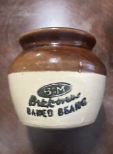 Vintage B & M Baked Beans Mini Pot Portland Maine Burnham & Morill picture