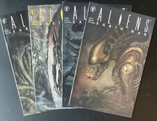 Aliens Earth War #1 #2 #3 #4 Complete Set Early Sam Kieth Art (Dark Horse) picture