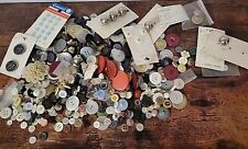 Bagged Lot Of Vintage Buttons 1 Pound 3 Oz. Crafts Crafting picture