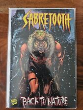 Marvel Sabretooth : Back to Nature  1998 Graphic Novel Comic Book picture