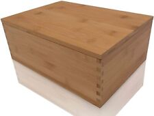 Wood Stash Box with Rolling Tray - Wood Storage Box Stash Boxes picture