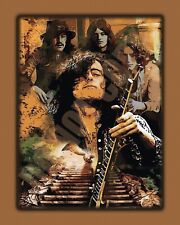 Led Zeppelin Robert Plant Jimmy Page John Paul Jones Jason Bonham Art 8x10 Photo picture