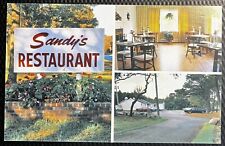 Sandy’s Restaurant, Sandwich, Massachusetts Vintage Postcard  picture