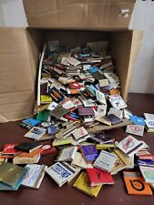 HUGE Lot of Vintage Matchbook Collection 300+ NOS & Partials 12x12x12